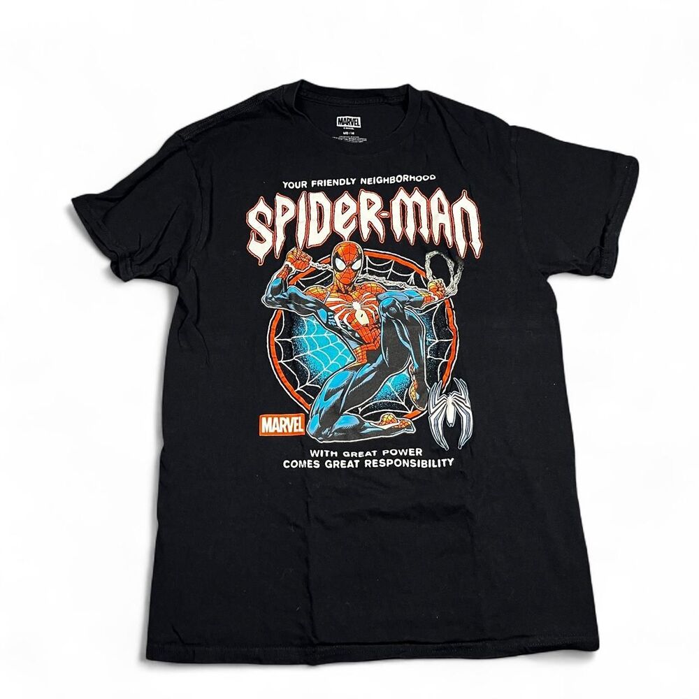 Marvel Men's Black T-shirt